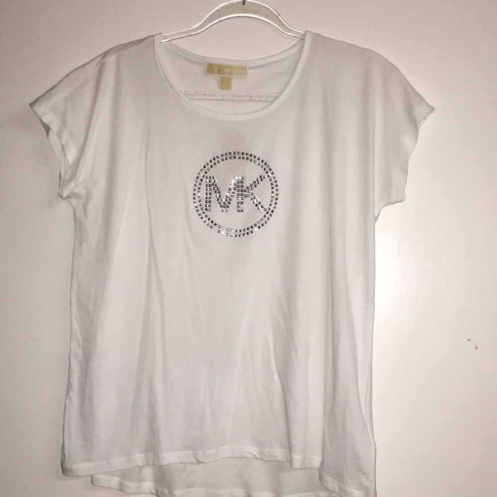 Michael Kors basic white t-shirt size S NWT - Picture 6 of 7